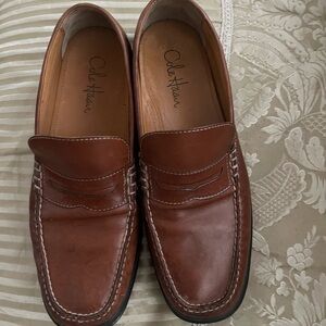 Cole Haan Men's Tan Leather Loafers